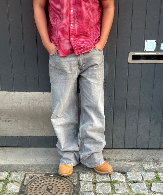 Gray baggy 157 jeans