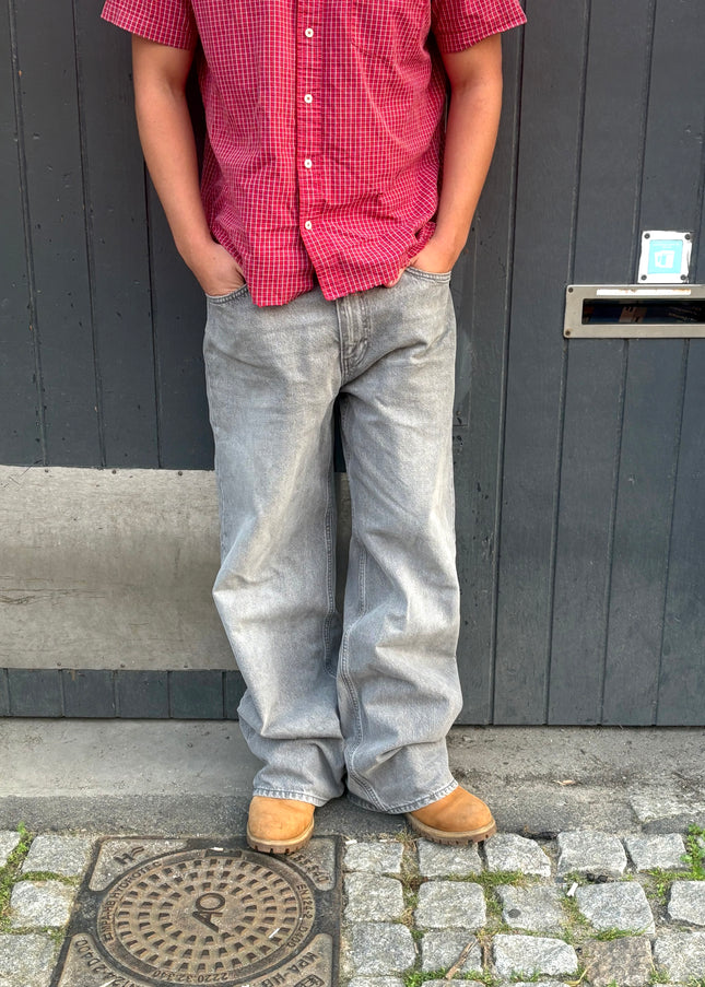 Gray baggy 157 jeans