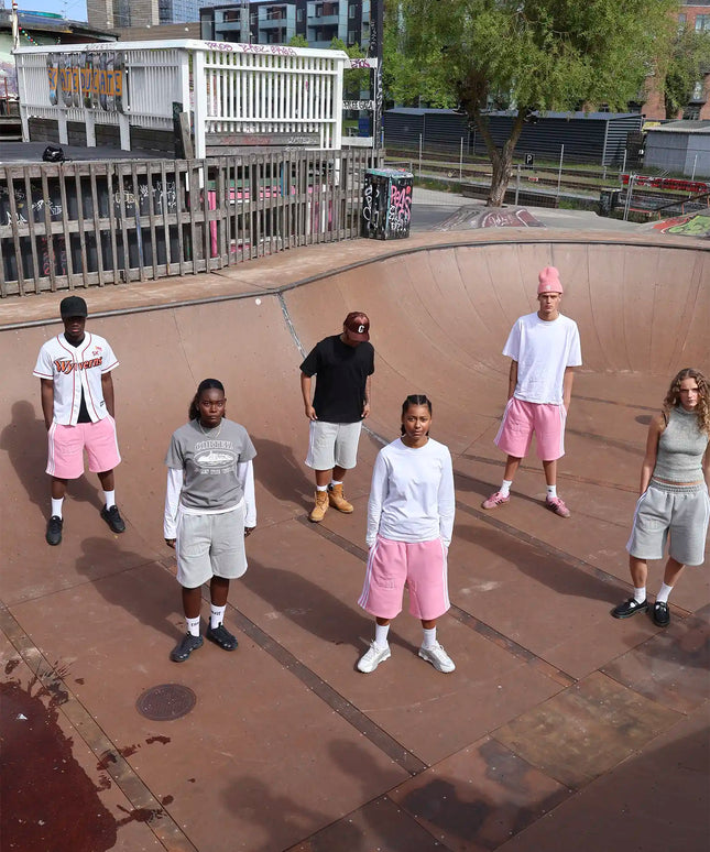 Grå sweatshorts