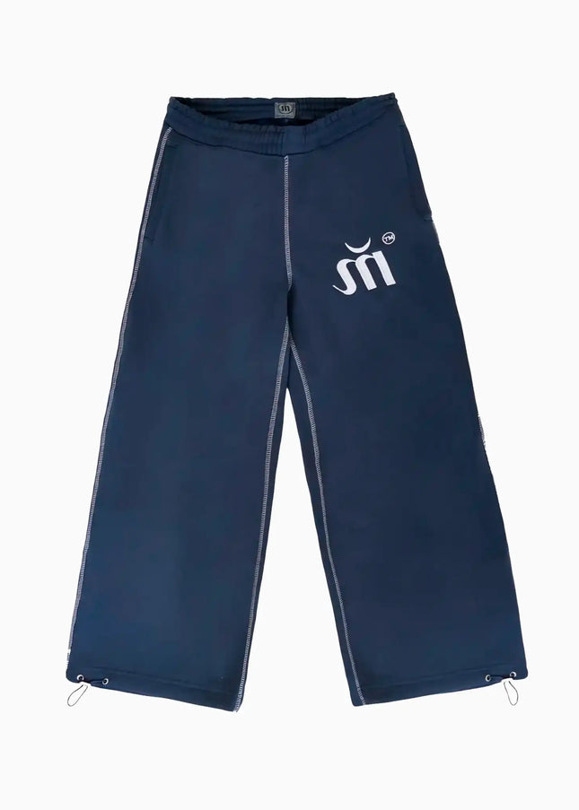 Sweatpants Blue/white