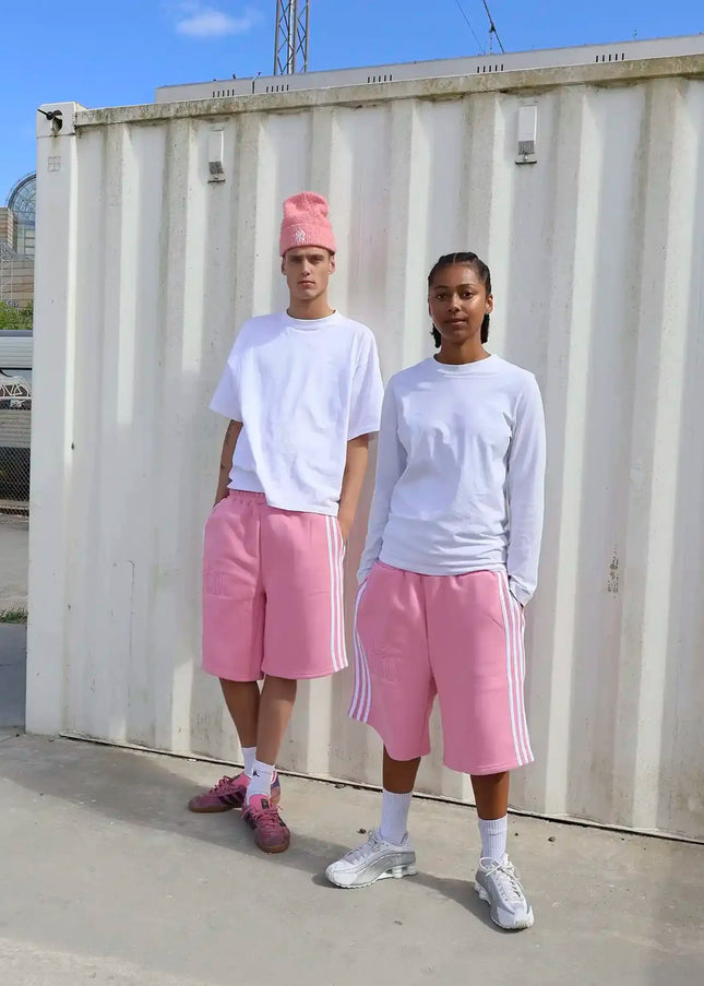 Pink sweatshorts